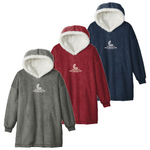 ADULT WEARABLE BLANKET HOODIE